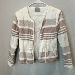 YAYA Women Quilted Jacket Size 38 Small